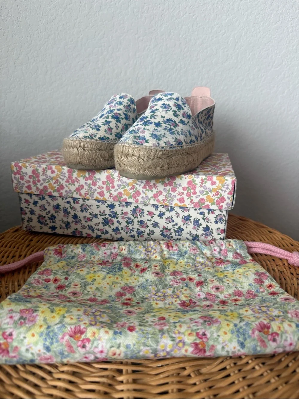 LoveShackFancy slip espadrilles